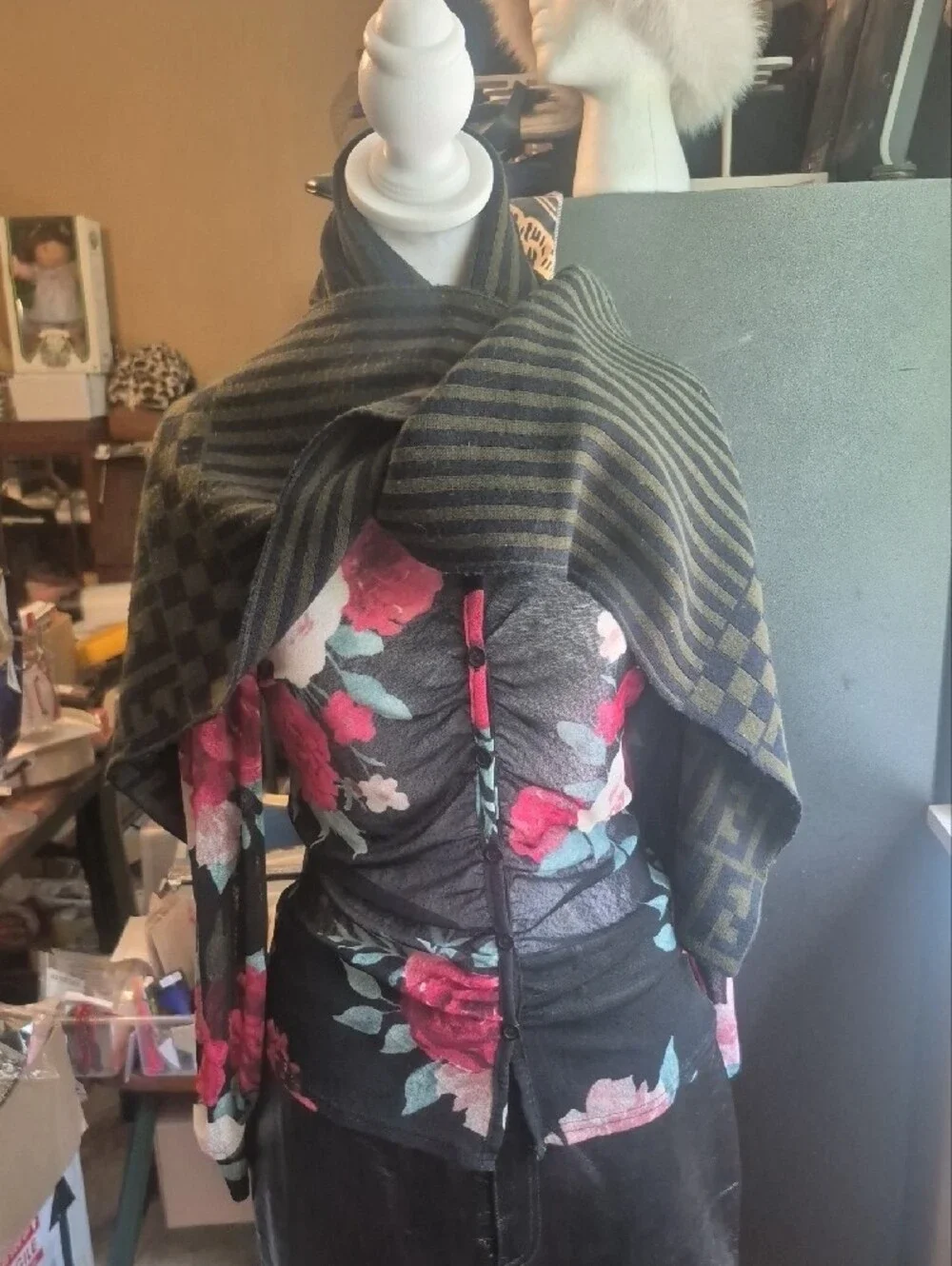 Fendi knit scarf